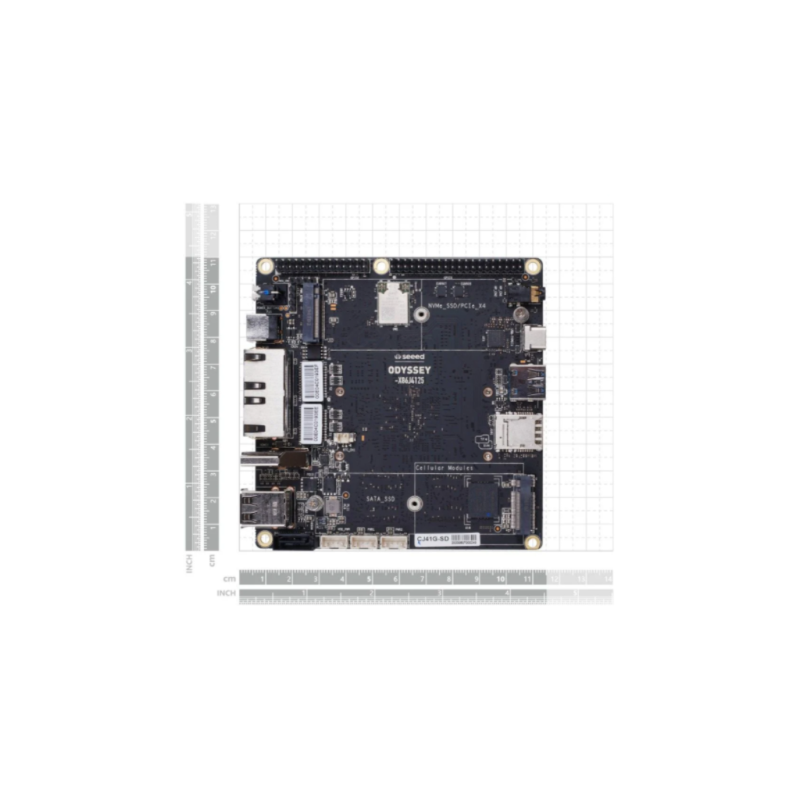 ODYSSEY - X86J4125864 Most expandable Win10 Mini PC (Linux and Ard Core) with 8GB RAM + 64GB eMMC (TELEC)  Custom PCB customize