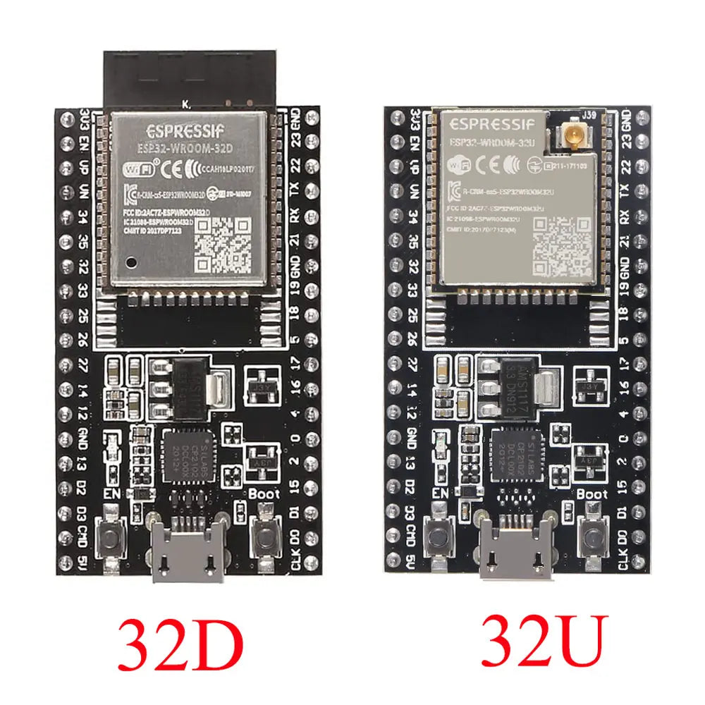 Custom  1PCS ESP32 Development Board WiFi+BT Ultra-Low Power Consumption Dual Core ESP-32S ESP32-WROOM-32D ESP32-WROOM-32U ESP 32 Manufacturer