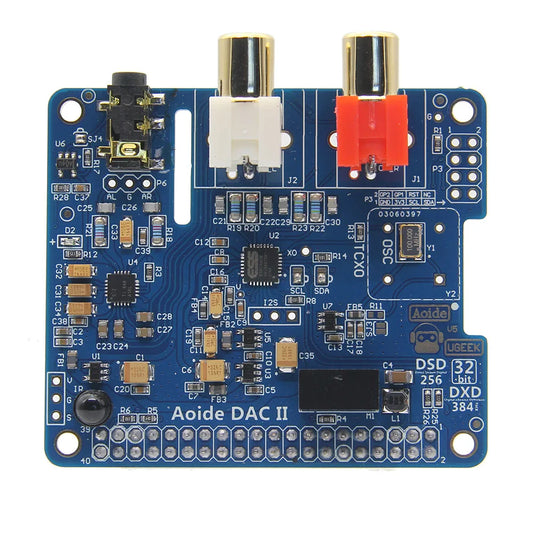 Custom Raspberry Pi DAC II ES9018K2M DSD Audio DAC Expansion Board Sound Card for Raspberry Pi 4 Model B Manufacturer