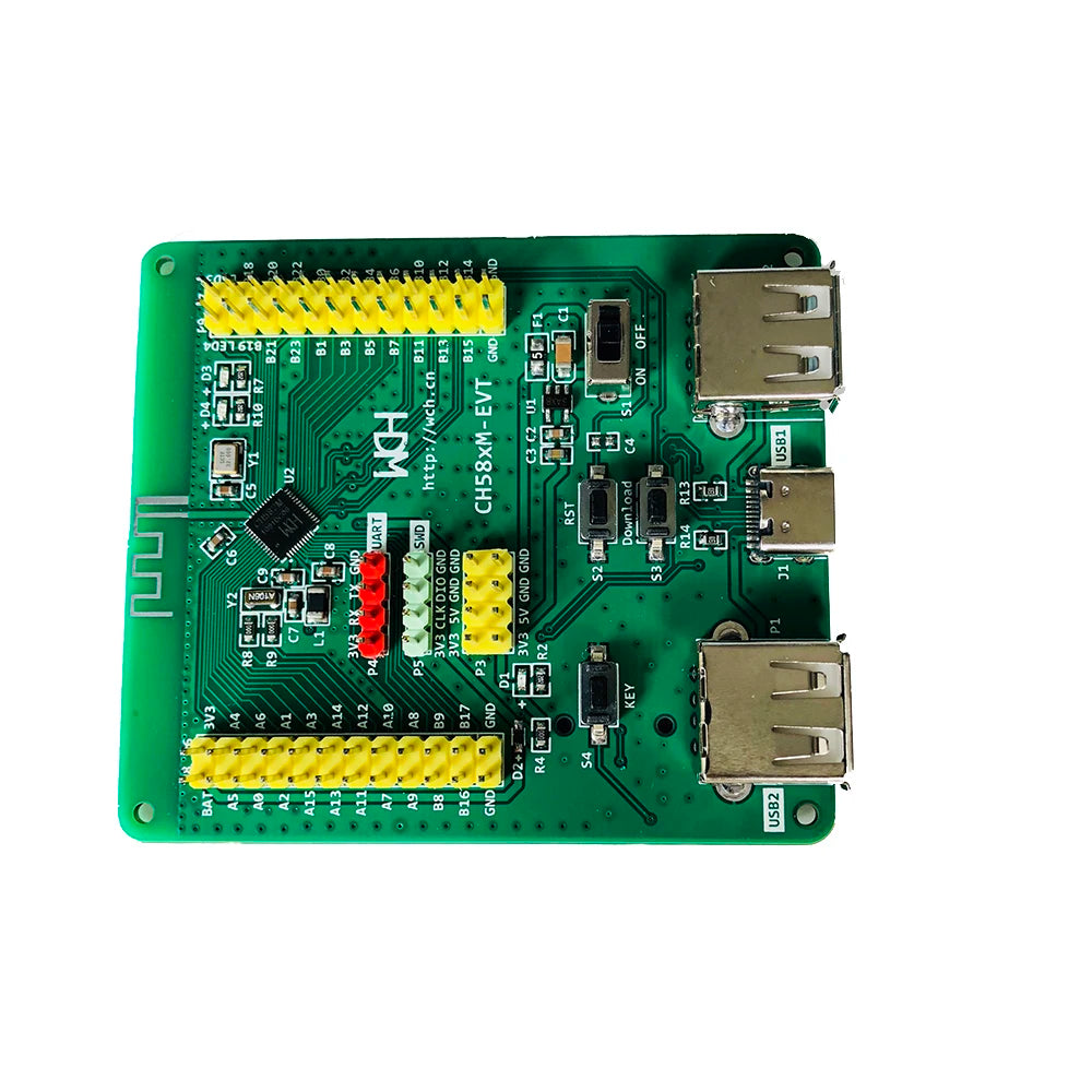 Custom CH581 CH582 CH583 Development Board Evaluation Board RISC-V Core BLE BT 5.3 Dual USB Manufacturer