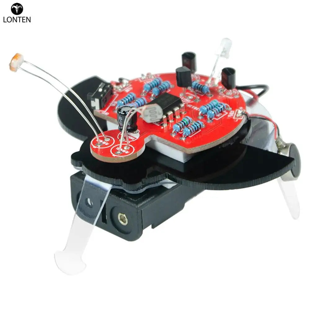 Custom Lonten DIY Fireworm Glowworm STEAM Photographic Robot Educational Kit Photo Resistor Programmable Toys Manufacturer