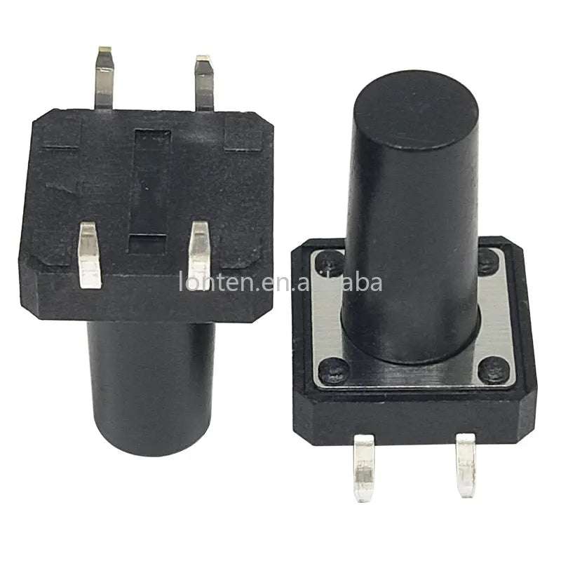 Custom 50pcs 12X12 Tact Switch DIP 4 Pin Key switch Micro switch 4P 12*12*4.3MM/5MM/6MM/7MM/8MM/9MM/10MM/12MM Manufacturer