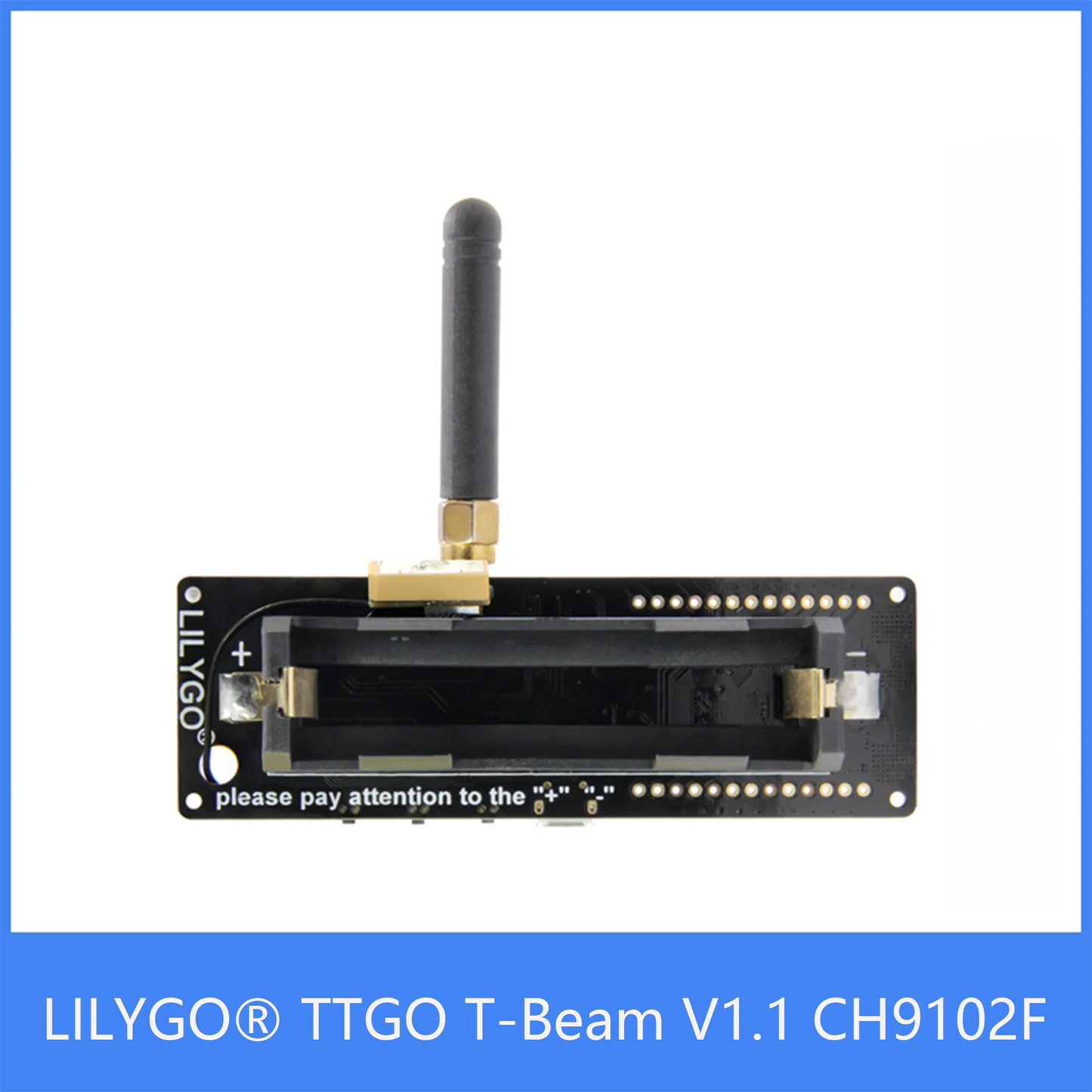 Custom TTGO T-Beam V1.1 ESP32 433/868/915/923Mhz WiFi Wireless BT Module GPS NEO-6M sma LORA 32 18650 Battery Holder Manufacturer