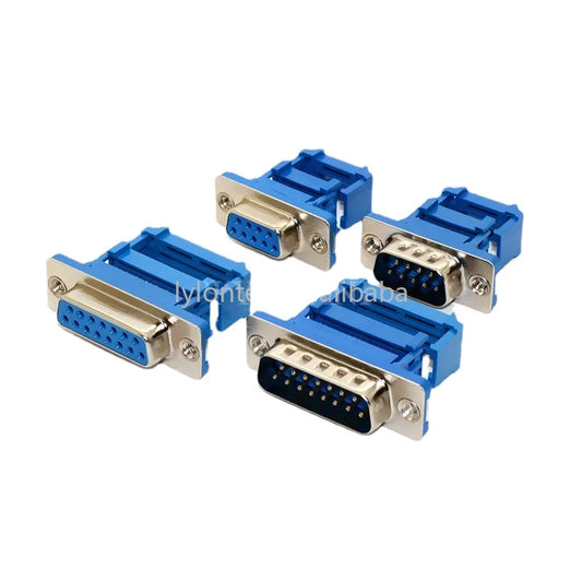 Custom Pack 2.54mm 0.1" Pitch DB15 Male IDC Crimp Connector for Flat Ribbon Cable, D-sub 15 Pins Manufacturer