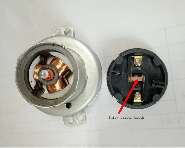 Custom JS-520 Electric Motor 5RPM 6V  DC Double Flat Shaft High Torque Microwave Micromotor POM Plastic Gear Gearbox Manufacturer