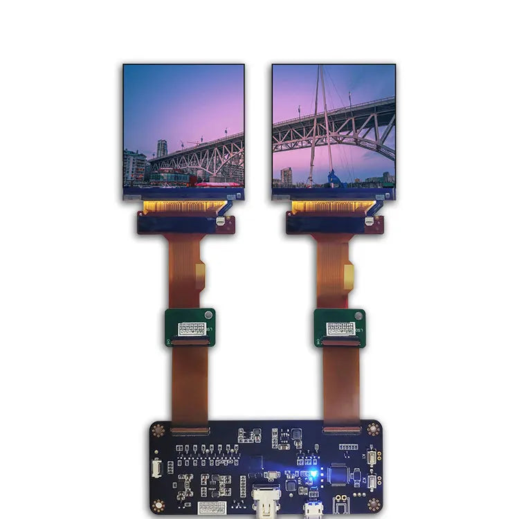 Custom 40 pins 2.9 inch 2k TFT lcd Module Dual screen 1440x1440 120Hz DP to MIPI controller board for VR AR Manufacturer