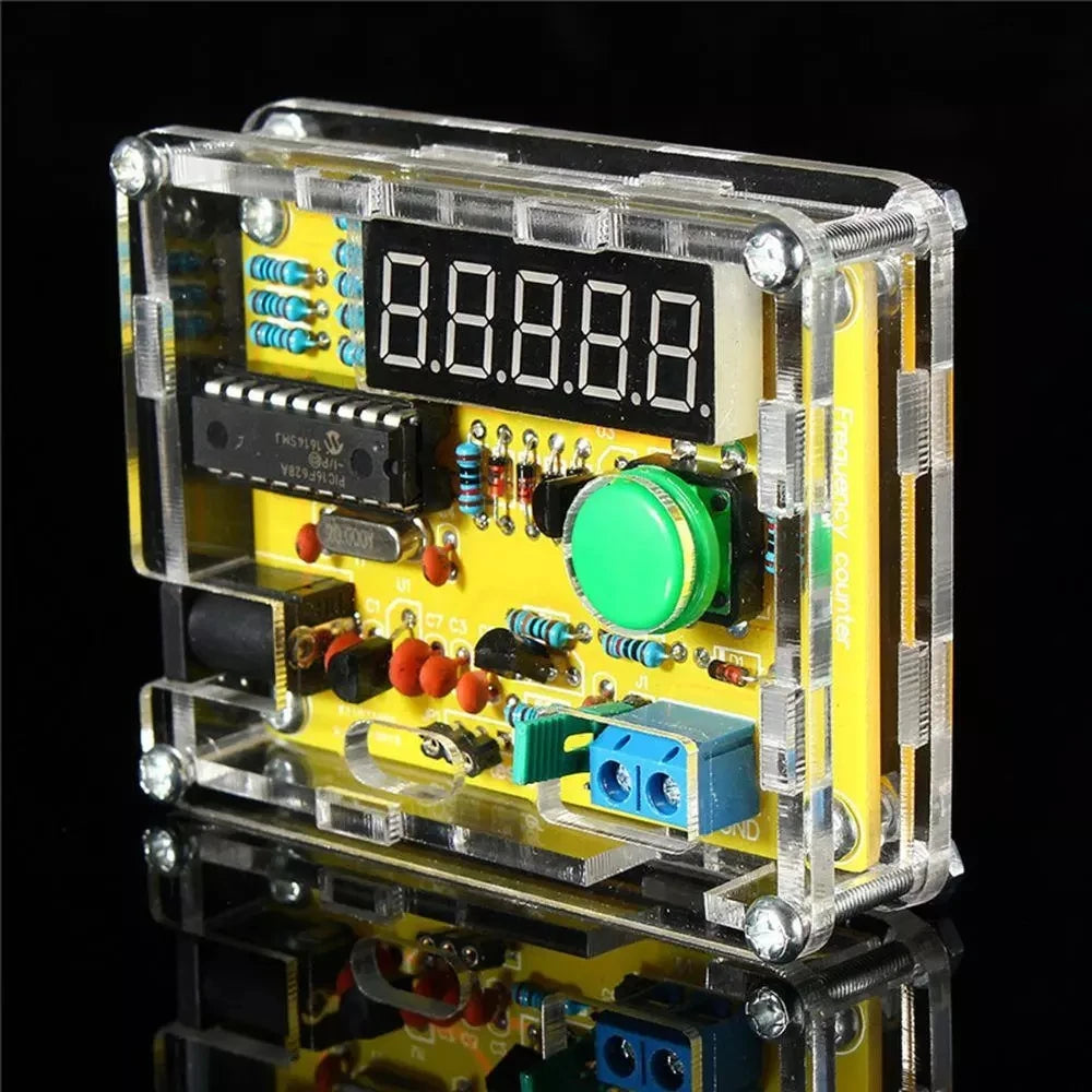 Custom 1Hz-50MHz Crystal Oscillator Frequency Tester Counter Meter With Acrylic Case Box Module Manufacturer