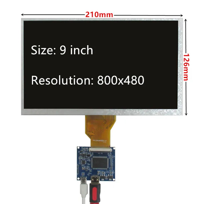 Custom 9 Inch AT090TN10 Multipurpose LCD Screen Display Controller Control Driver Board Mini HD-Compatible Manufacturer