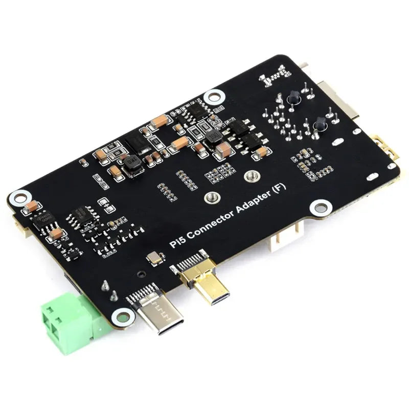 Custom Raspberry Pi 5 PCIe to M.2 NVME SSD Multi Function Adapter Board PoE Ethernet Power Over RJ45 Driver-Free for 4K Output