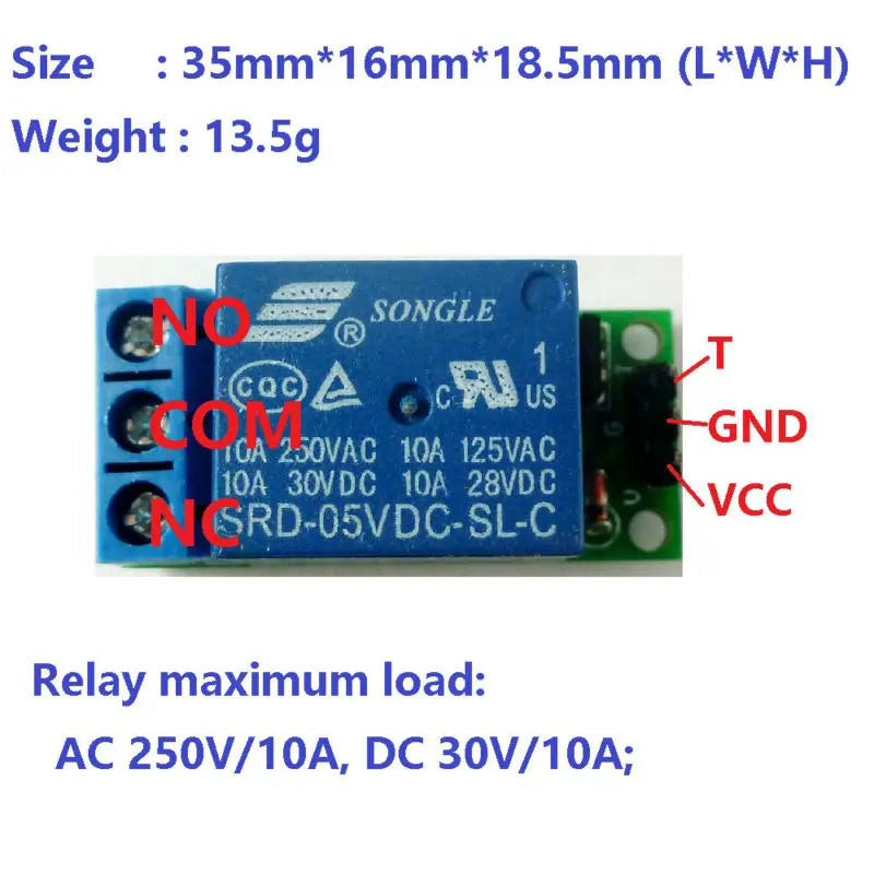 Custom OEM IO25A01 5V Flip-Flop Latch Relay Module Bistable Self-locking Switch Low pulse trigger Board for ardui Smart home LED Mot Manufacturer