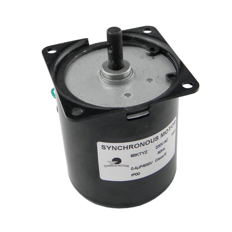Custom 220V AC Synchronous Motor 68KTYZ Synchronous Gear Motor 80RPM Mini Permanent Synchronous Motor Manufacturer