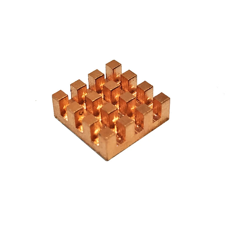 Custom 3pcs Pure Copper Mini Heat Sink Memory RAM Adhesive Back Cooling For VGA DDR MOS GPU IC Chipset Radiator Cooler 11x11x4mm Manufacturer