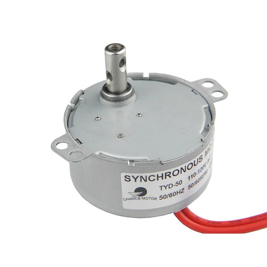 Custom Synchronous Electric Motor TYD-50 110V AC 50-60RPM CW/CCW 4W Torque 0.4Kg.cm Manufacturer