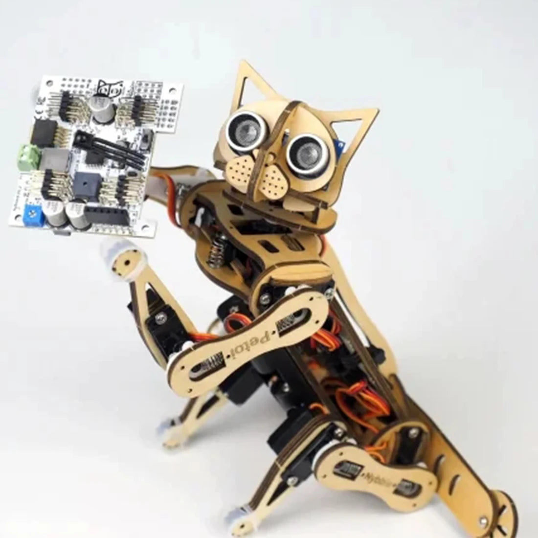 Custom Cutest Open Source Robotic Kitten Stem Bionic Quadruped Customizable Open Source Stem Toy Set Toy For Children Gift Manufacturer