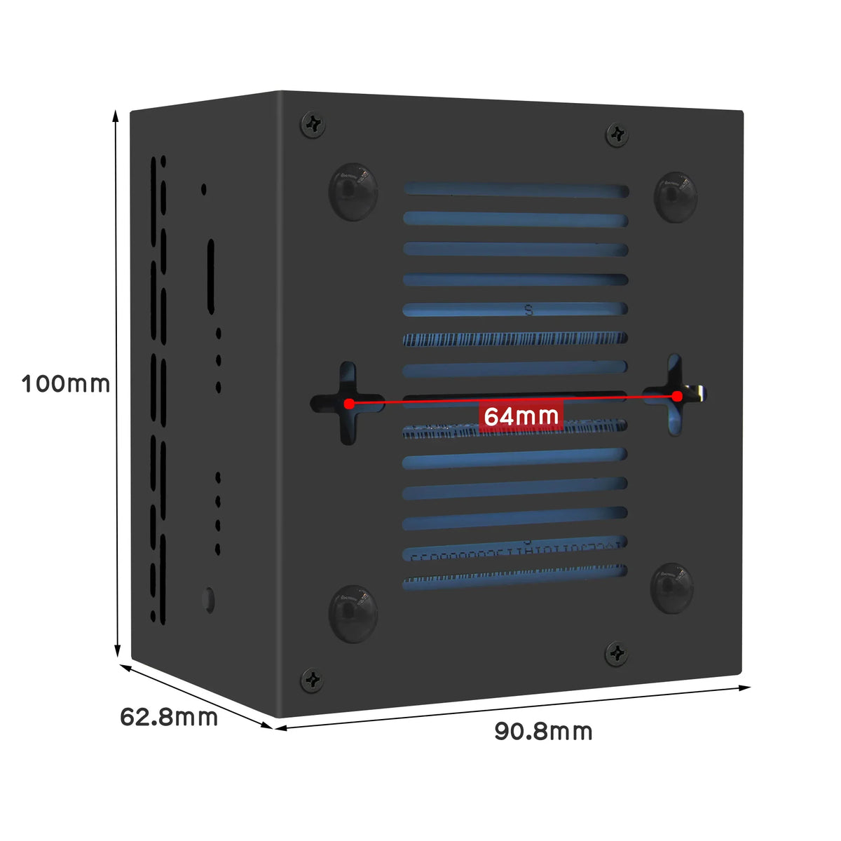 X1202-C1 Metal Case for Raspberry Pi 5 & X1202 UPS Board
