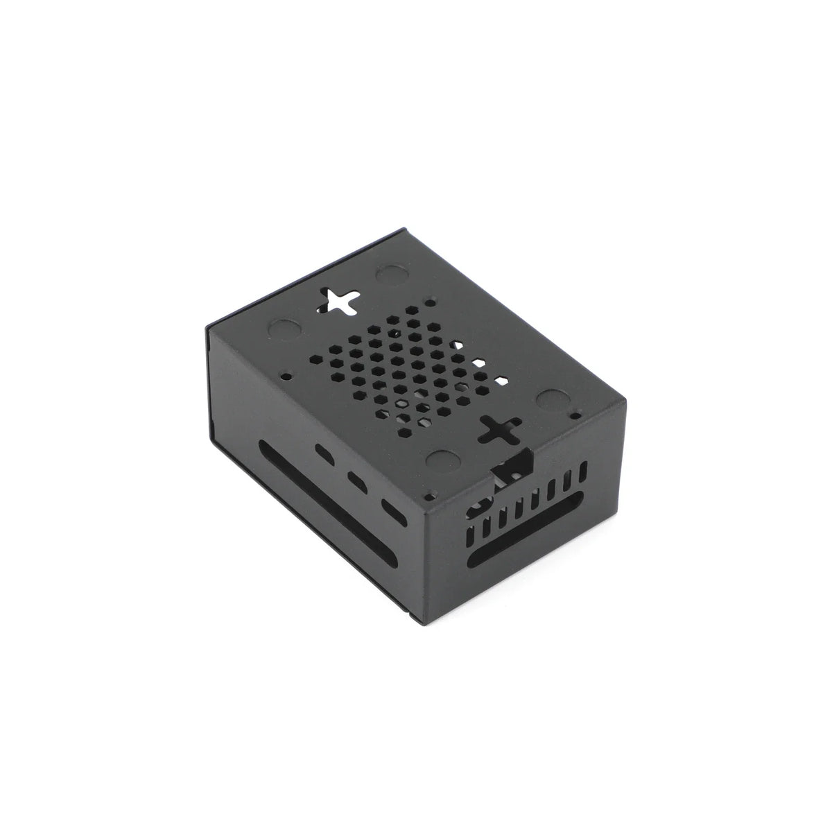 Metal Protective Shell Case Compatible PCle to M.2 SSD Expansion Board Active Cooler Fan for Raspberry Pi 5