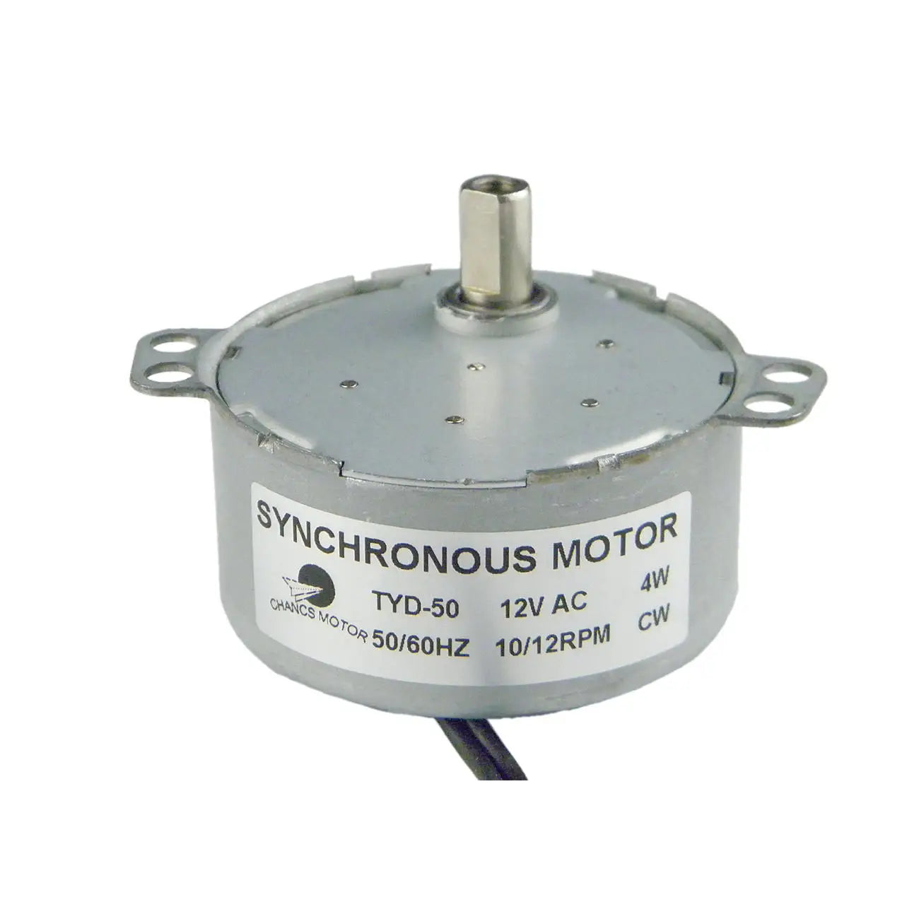 Custom Electric Gear Motor TYD-50 12V AC 10-12RPM CW Fixed Rotation Vibration Motor Manufacturer