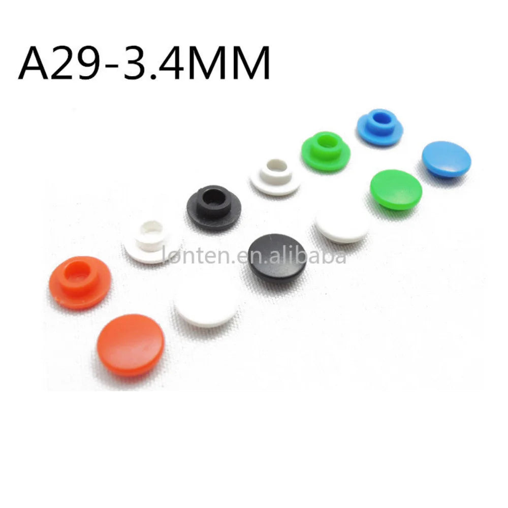 Custom 20Pcs 6X6X5/5.5/6/7mm Round Tactile Push Button Switch  Micro button  Momentary Tact Manufacturer