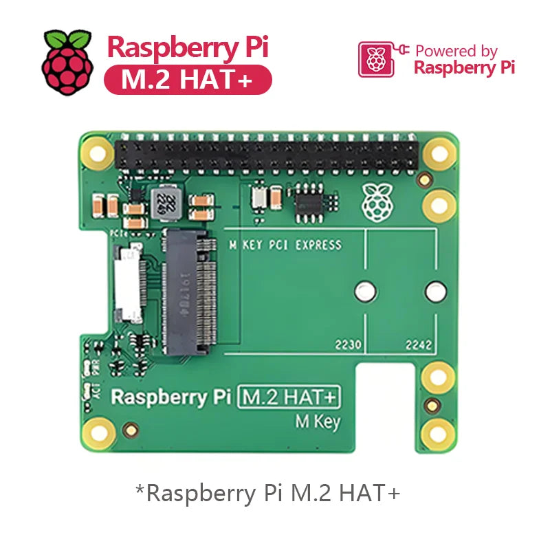 Raspberry Pi 5 Official Original Educational PCIe to M.2 NVMe SSD Raspberry Pi M.2 HAT+ for Raspberry Pi 5