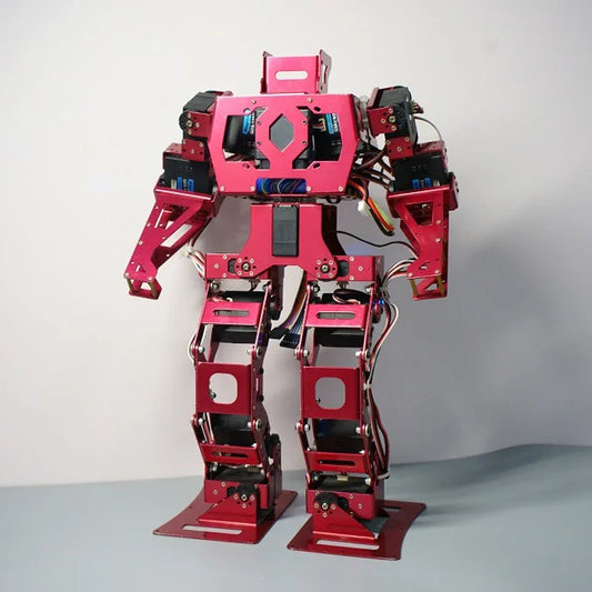 Custom For Arduinos Program Metal 15 Dof Biped Robot With Digital Steering Gear Humanoid Robot Fighting Robot Remote Control Battle Manufacturer