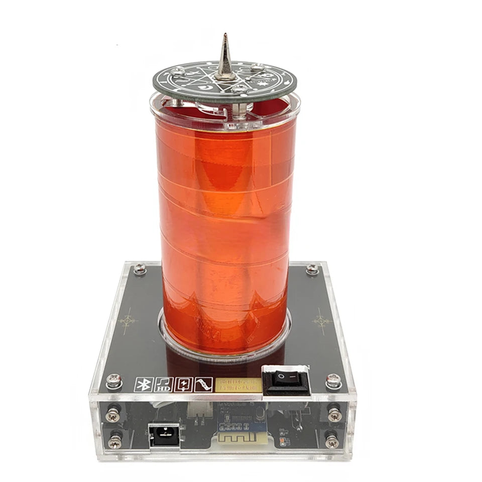 Custom Portable Palm Tesla Coil BT-compatible Audio Music Tesla Coil High Power Frequency Voltage ARC Lightning Generator Manufacturer