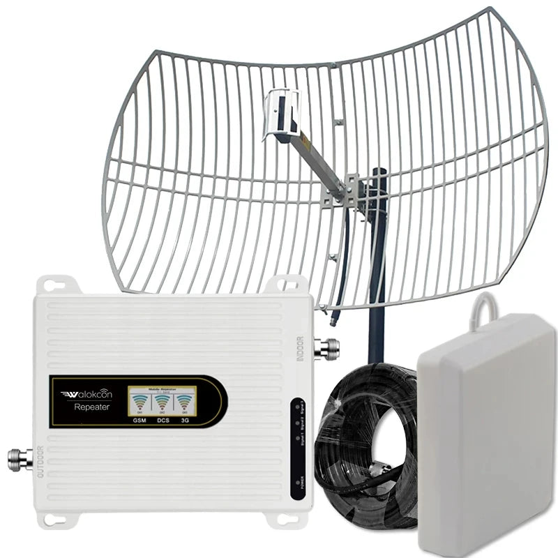 Custom 1km 3G 4G Cellular Amplifier Mobile Signal Booster Communication Amplifier cell phone signal booster repeaters Gain Grid Antenna Manufacturer