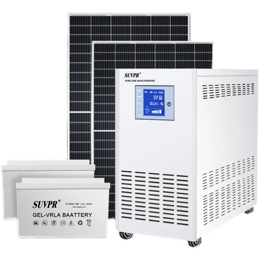 Custom Solar panel 220v household complete system 5000w off-grid photovoltaic energy storage integrated machine Manufacturer