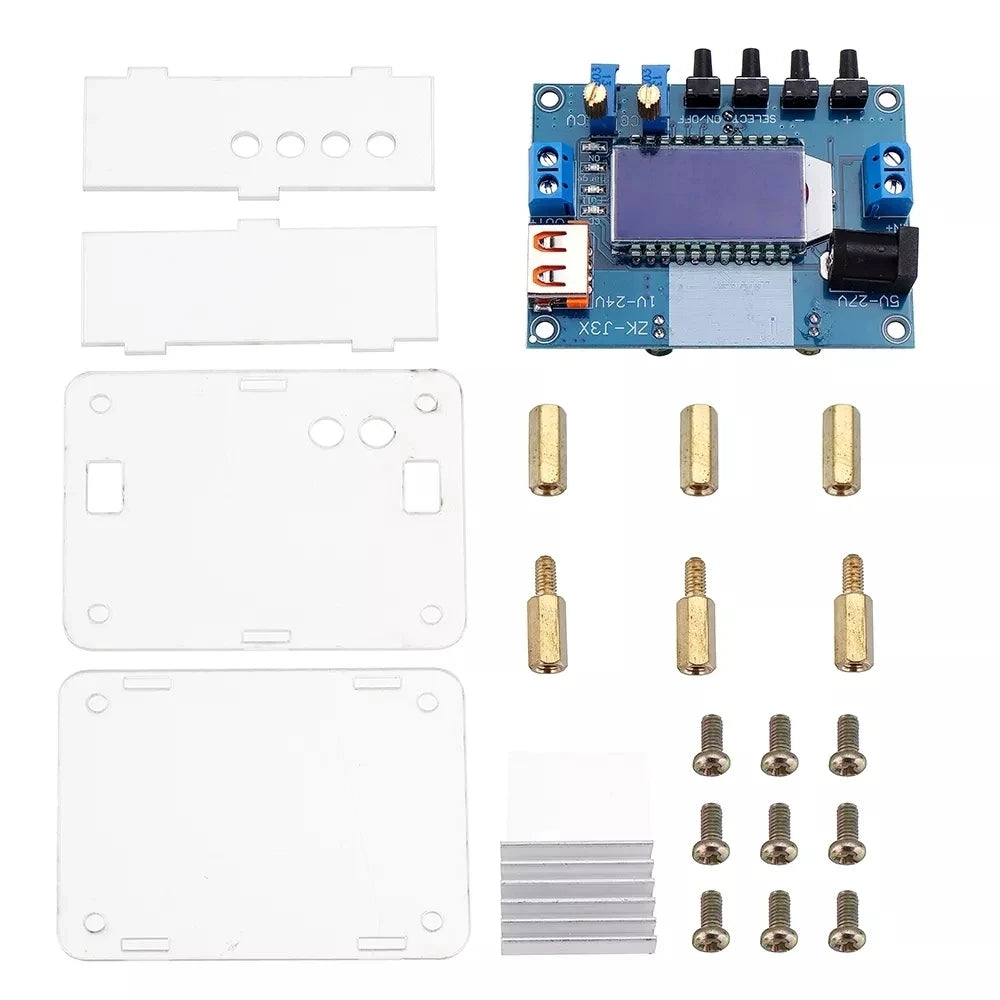 Custom Custom DC-DC 12V to 9V/5V LCD Voltage Regulator Digital Step Down Power Supply Module with USB Charging Capacity Display PCBA Manufacturer