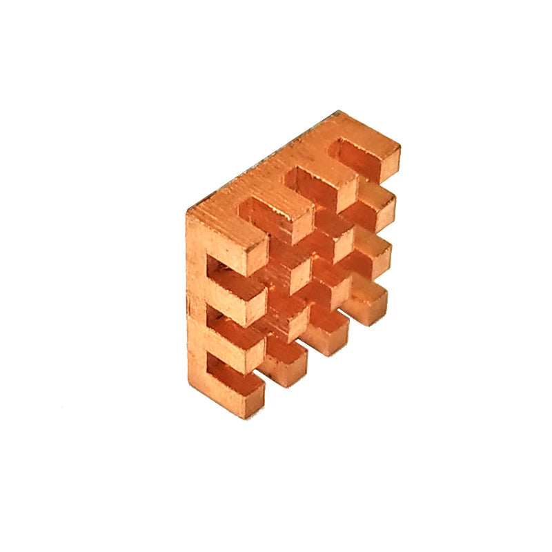 Custom 3pcs Pure Copper Mini Heat Sink Memory RAM Adhesive Back Cooling For VGA DDR MOS GPU IC Chipset Radiator Cooler 11x11x4mm Manufacturer