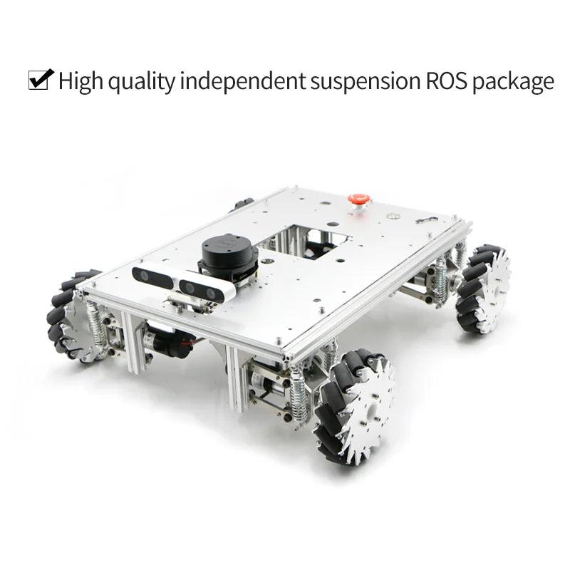 Custom PCBA McNam-wheeled intelligent car ROS robot SLAM Lidar Jetson Nano visual navigation Manufacturer