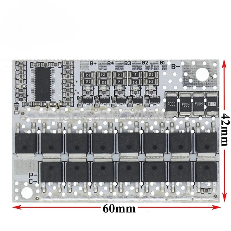 Custom 10pcs 21V 100A 5S BMS Li-ion LMO Ternary Lithium Battery Protection Circuit Board Balance Charging Module Manufacturer