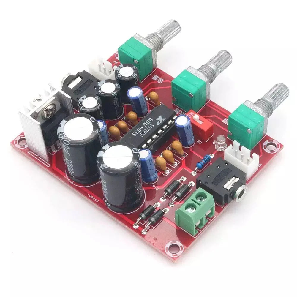 Custom XR1075 Preamp tone Board Audio treble bass adjustment equalizer Pre audio amplifier board  pcb assembly Manufacturer