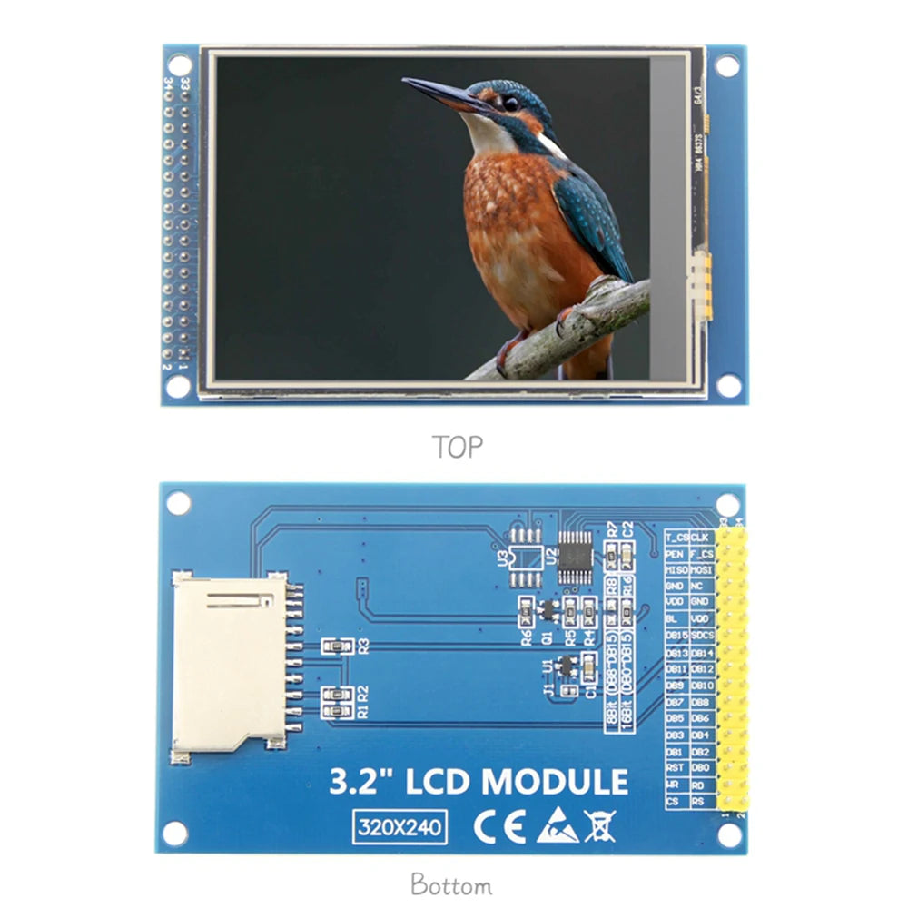 Custom 3.2 inch TFT LCD Touch Screen Module Display Ultra HD 320X240 ILI9341 for  3.2'' 320240 240x320 240320 2560 diy Manufacturer