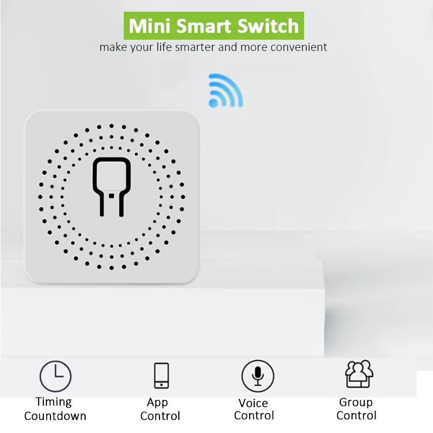 Custom 2021 WiFi Smart Light Switch Universal Breaker Timer Wireless Remote Control Works Smart Home Automation products Manufacturer