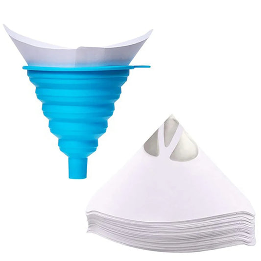 Custom Funnel Paper 250 Mesh 3D Printer Accessories White Thicken Filter Photocuring Consumable Resin Disposable Filter Purifying Manufacturer
