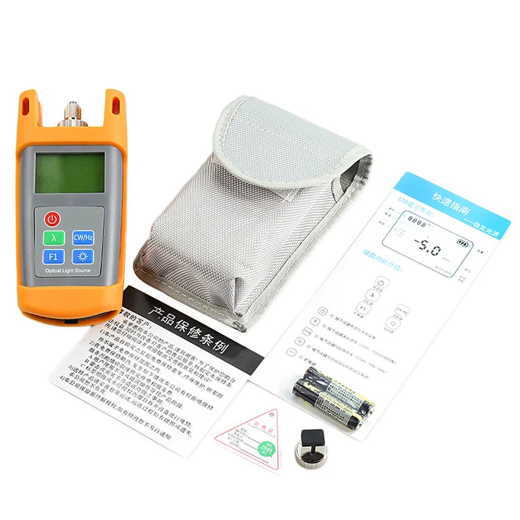 Custom Handheld MINI Fiber Optical Laser Light Source machine Hand-held stable light source Meter with 1310nm/1550nm wavelength Manufacturer