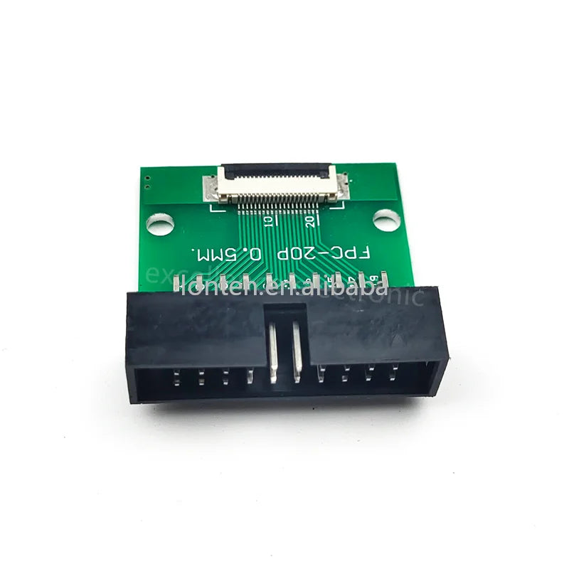 Custom FFC/FPC 0.5mm Connector SMT Adapter to DC3 Female Header 2.54mm Pitch Through Hole Cable 6 8 10 12 20 24 30 40 PIN Manufacturer