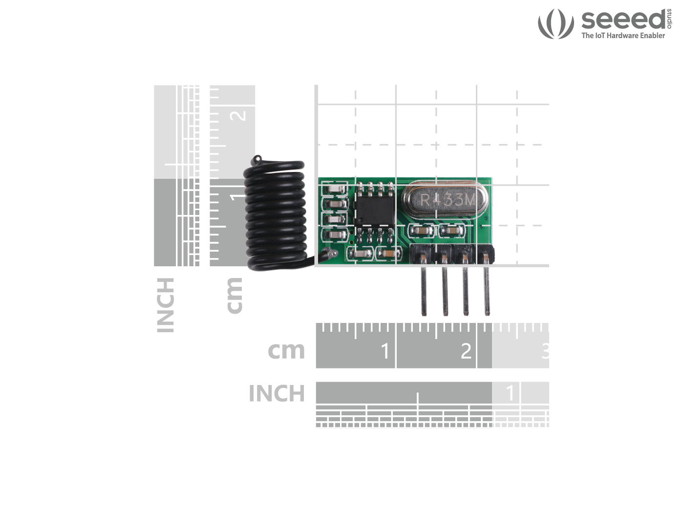 Superheterodyne wireless transceiver module 315MHz 433MHz  Custom PCB inverter board pcb assembly pcba fr-4 pcba 94v0 customize