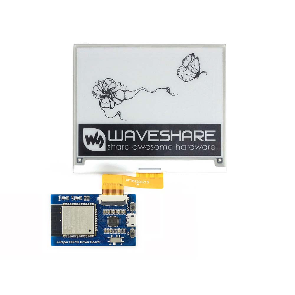 Universal e-Paper Driver Board with WiFi SoC ESP32 onboard supports various Waveshare SPI e-Paper raw panels Custom PCB customize