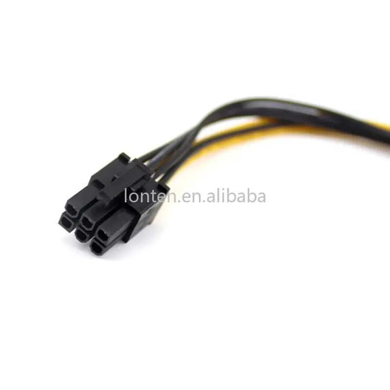 Custom 1pcs 15Pin SATA to 6Pin Power Cable Adapter Connector 6 Pin PCI-E PCI Express Adapter Graphics Video Card Converter Cable Manufacturer