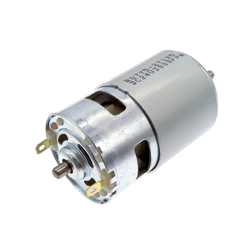 Custom  RS 775 motor DC 12V 24V double Ball Bearing 3000rpm4500rpm6000rpm8500rpm10000rpm RS775 Large Torque Low Noise Manufacturer