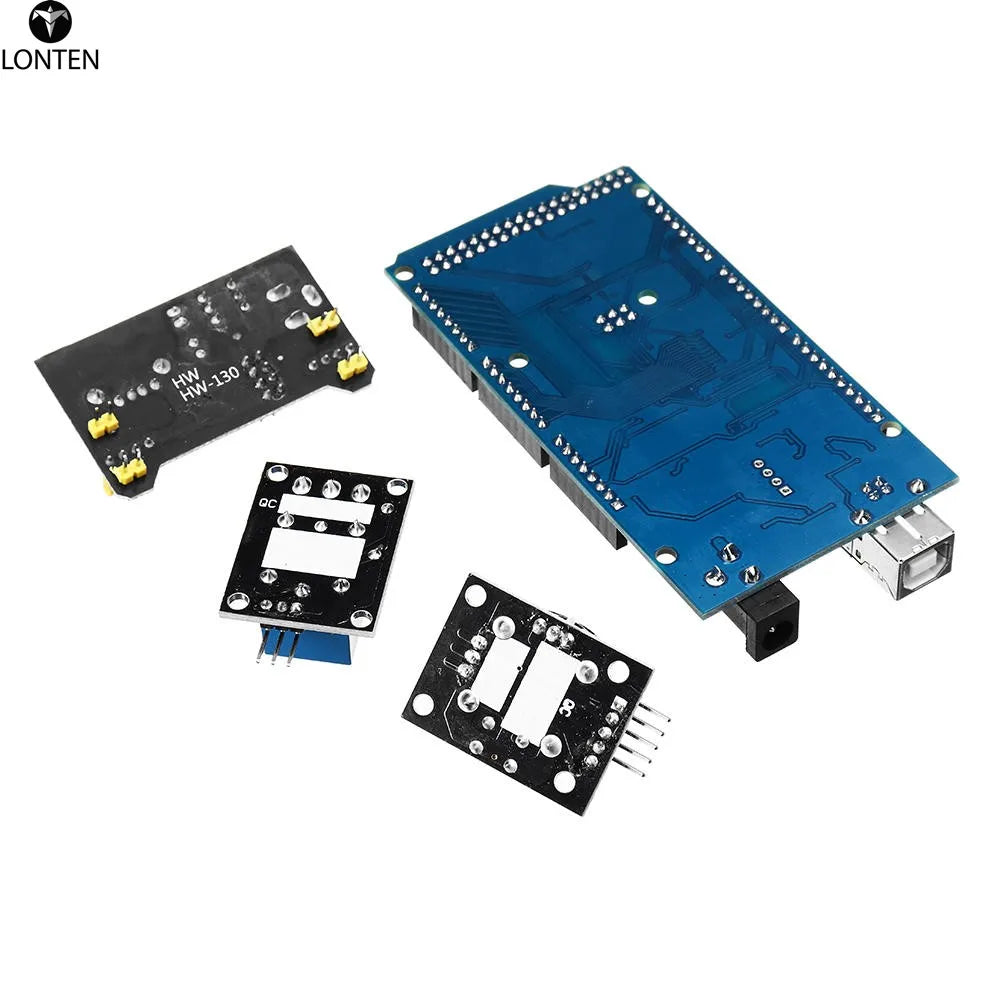 Custom Lonten DIY Mega 2560 R3 HC-SR04 Development Board 37 in 1 Sensor Kit For arduinos with plastic box pack Manufacturer