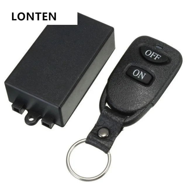 Custom Lonten DC 12V 10A Relay 1CH Channel Wireless RF Remote Control Switch Transmitter With Receiver Manufacturer