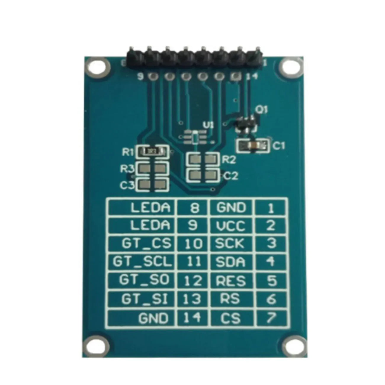 Custom 1.77 inch TFT LCD screen 128*160 1.77 TFTSPI TFT color screen module serial port module Manufacturer