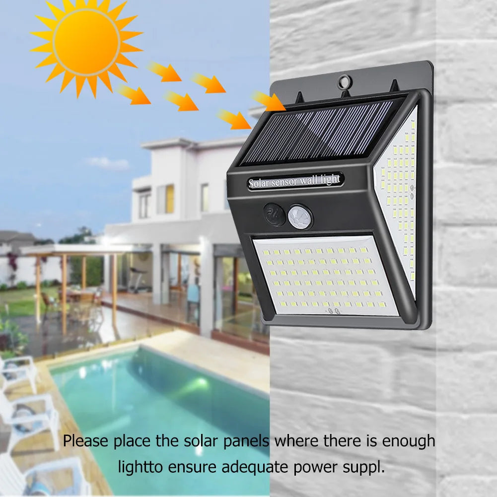 Custom NEW Multifunctional Solar Lamp Outdoor Decoration Solar Light IP65  Waterproof Sunlight Powered Spotlight with Motion Sensor Manufacturer