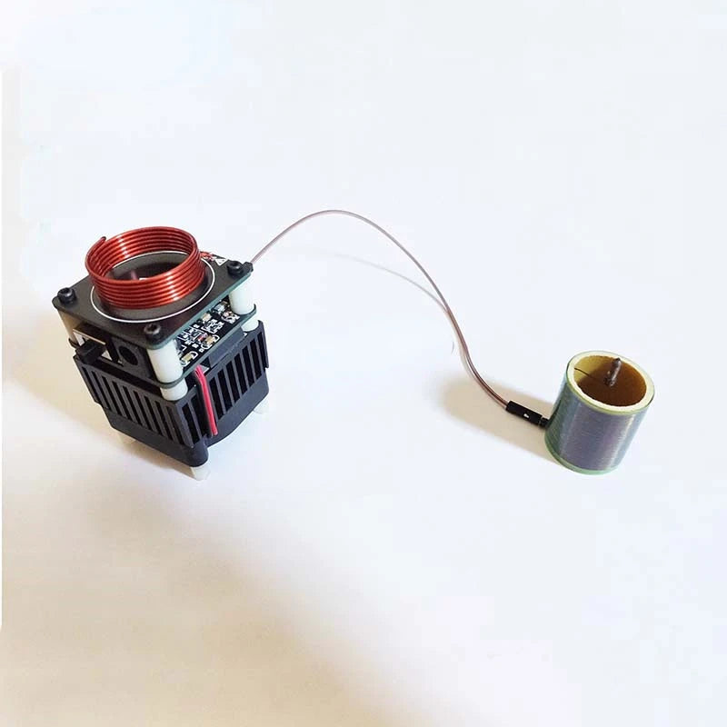 Custom Tesla Coil HFSSTC 10 Minutes Electronic Candle Plasma Flame High Frequency Voltage Generator DC 36V-48V Technology Toys DIY Manufacturer