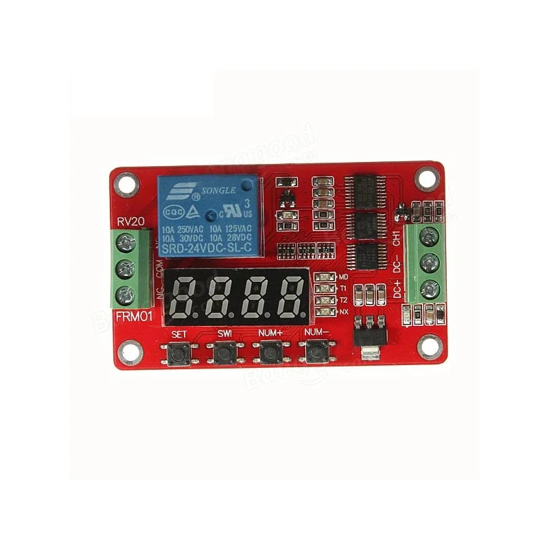 Custom 5V/12V/24V FRM01 Multifunctional Relay Module Loop Delay Timer Switch Self-Locking 3 kinds for choosing    Manufacturer