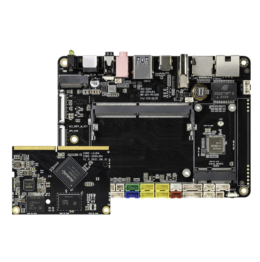 Custom Firefly Core-3566JD4 core board 4G/3G Gigabit network port PCIE2.0 SATA M.2 AI intelligence Manufacturer