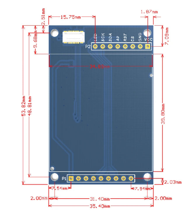 Custom 1.6" inch TFT IPS LCD Transflective Display Module LCD Display DIY SPI Serial Port 130*130 Communicate for Arduin0 Manufacturer
