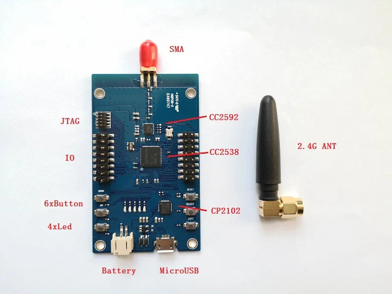 Custom Custom CC2538+CC2592 Development Board Contiki 6LoWPAN Learning Zigbee2mqtt Z2m Manufacturer